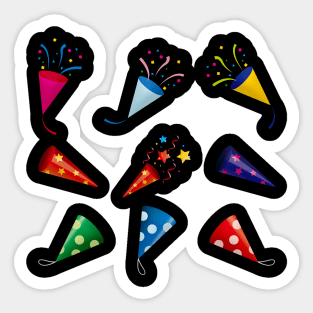 Christmas Party Time Sticker